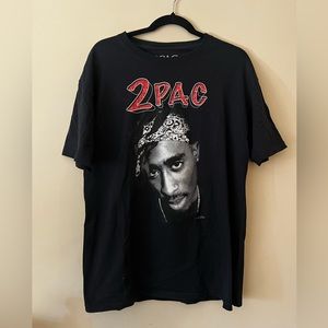 Tupac shirt short sleeve oversized L unisex